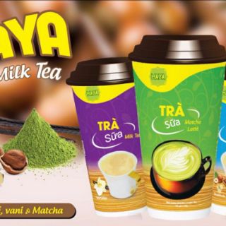 Trà sữa ly giấy hòa tan Maya