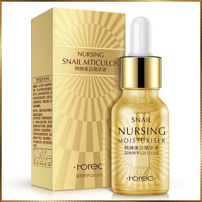 Serum Ốc Sên Dưỡng Da Làm Trắng Snail Nursing Rorec - BX2235