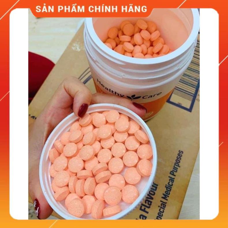 (Date 2026)Healthy Care Vitamin C 500mg Chewable 500 viên chính hãng Úc mẫu mới