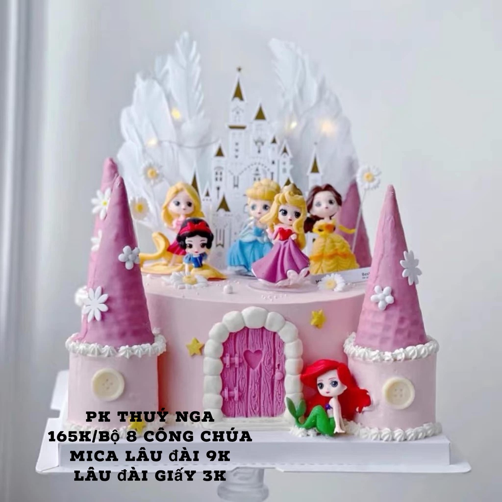 Bộ 8 công chúa nhỏ (nhựa đặc)-Q1194