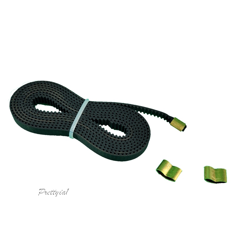 [PRETTYIA1] GT2 Open Timing Belt 1.3meter w/Copper Buckles for Ender3 3D Printer Parts