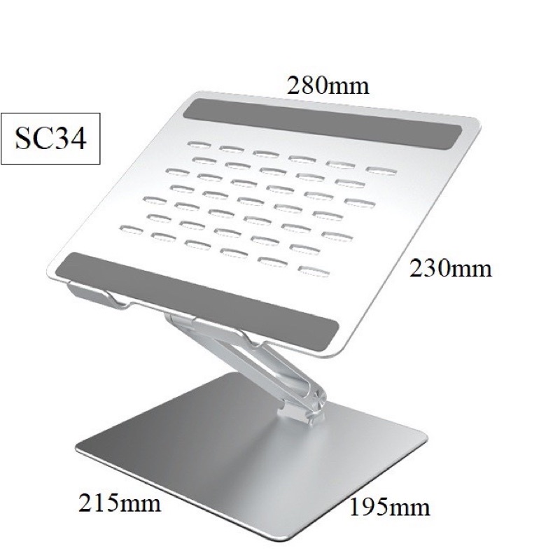 Giá đỡ kệ Macbook Laptop bằng kim loại Alunium Stand