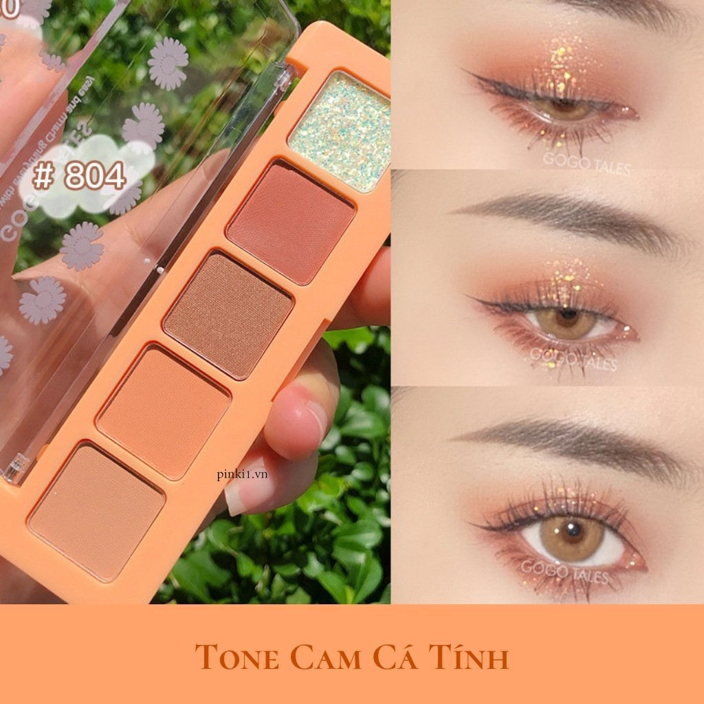 GOGO TALES (Hàng Mới Về) Set 5 Hộp Phấn Mắt Trang Điểm Tiện Dụng Chất Lượng Cao | BigBuy360 - bigbuy360.vn
