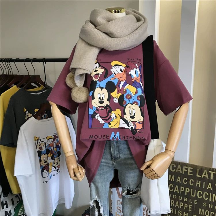 [55] [HÌNH THẬT]áo thun nữ ⚜️FREESHIP⚜️ Thun Nữ Hàng Unisex Phông Nữ Quảng Châu [Thun Nu] | BigBuy360 - bigbuy360.vn