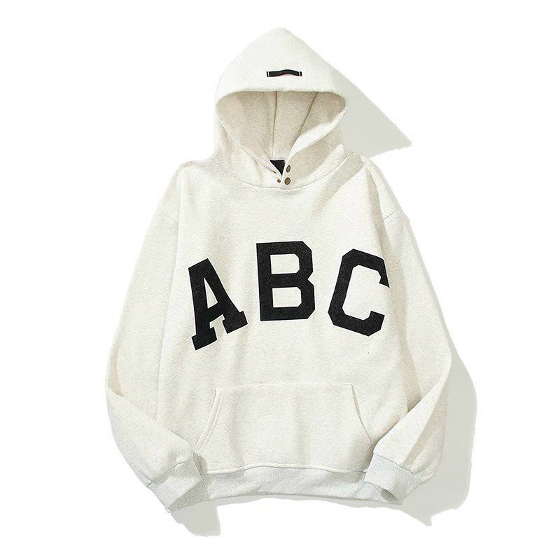 Áo khoác Hoodie  From Rộng Thêu Chữ Cái A B C Phối Màu Tương Phản Cá Tính TP119
