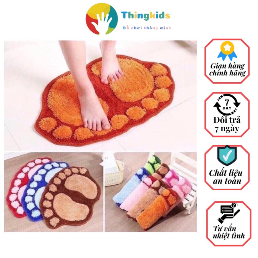 Thảm trang trí phòng, chống trơn chống thấm hình thù ngộ nghĩnh - Thingkids