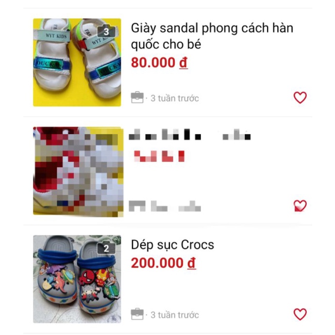 2 đôi giày cho bé