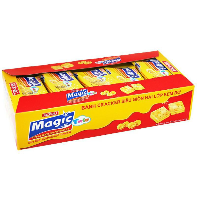 Bánh cracker hai lớp Magic Twin hộp 300g