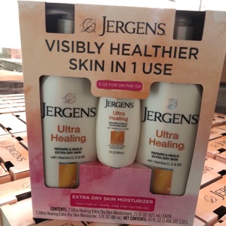 Bộ sữa dưỡng thể Jergens Ultra Healing của Mỹ