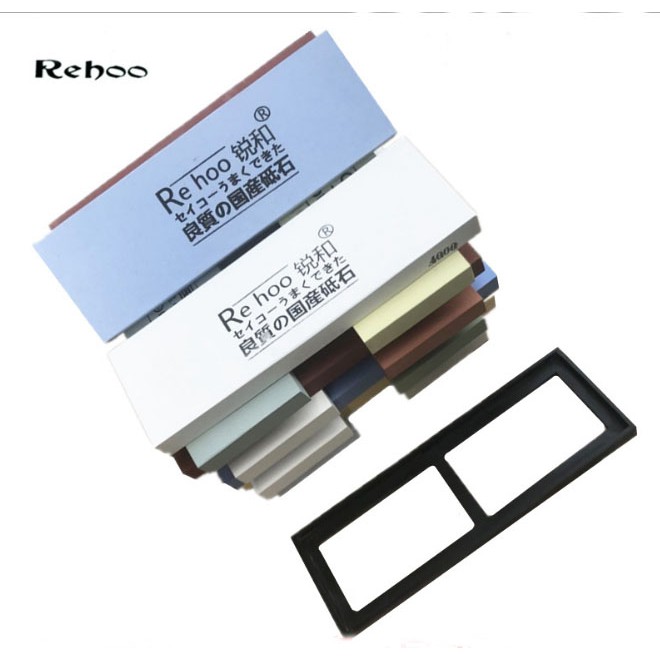 Đá mài dao cao cấp hai mặt độ nhám độ mịn lưới 2000 - 5000 mài trắng corundum đá bùn mài sắc