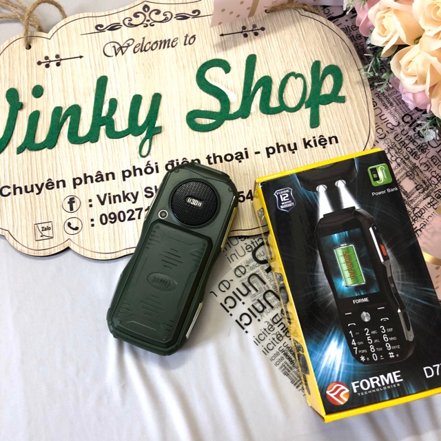 Điện Thoại Forme D777 pin khủng 5800mAh có chức năng sạc pin cho máy khác mới Fullbox Bảo hành 12 tháng | BigBuy360 - bigbuy360.vn