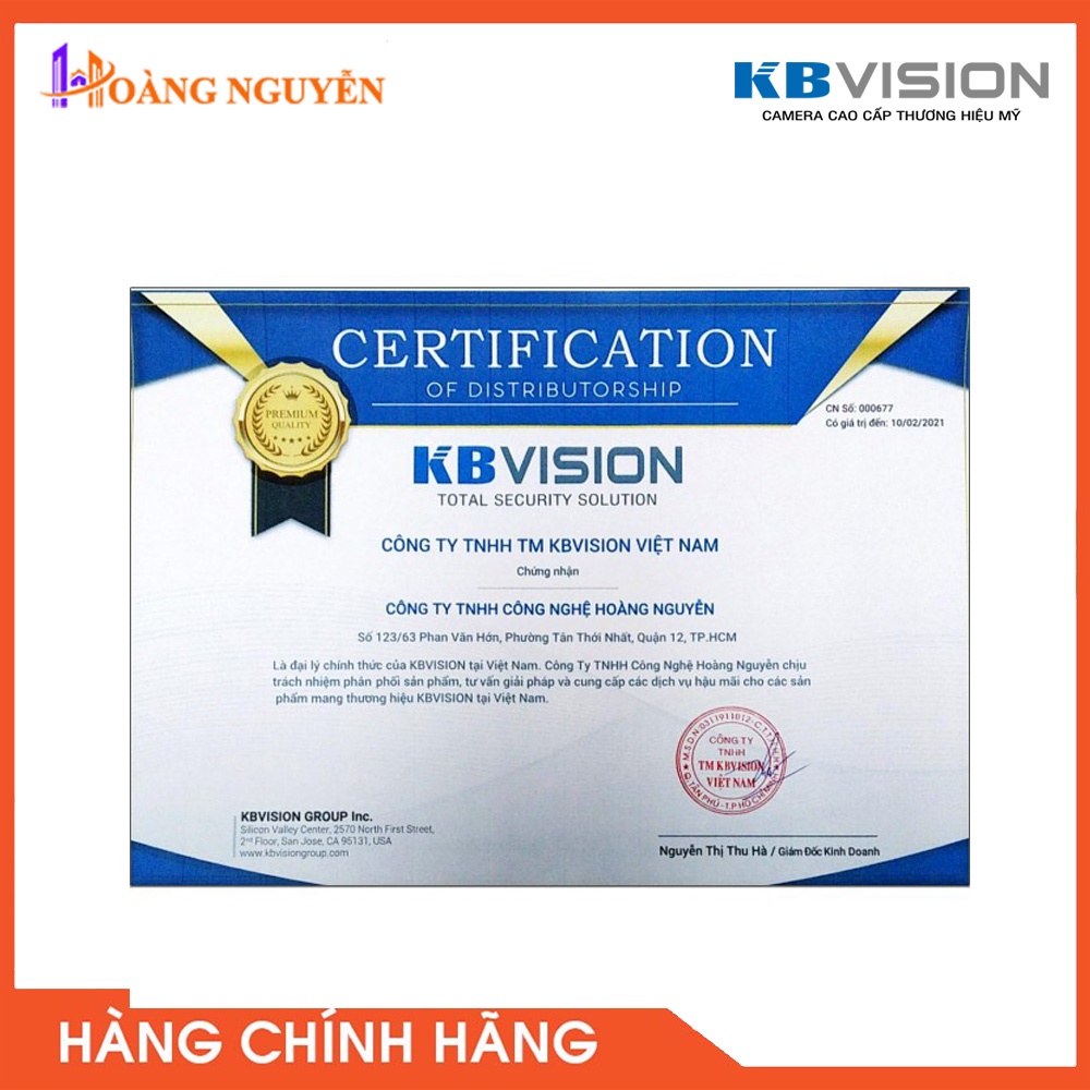[NHÀ PHÂN PHỐI] Camera starlight Kbvision KX-S2001CA4 (2.0MP)