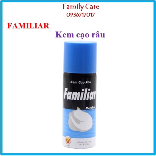 Kem cạo râu Familiar Menthol 175g-Nguyên Liệu Làm Slime