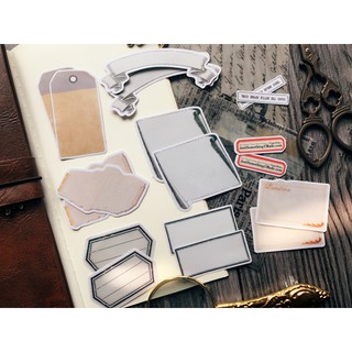 Sticker retro tags