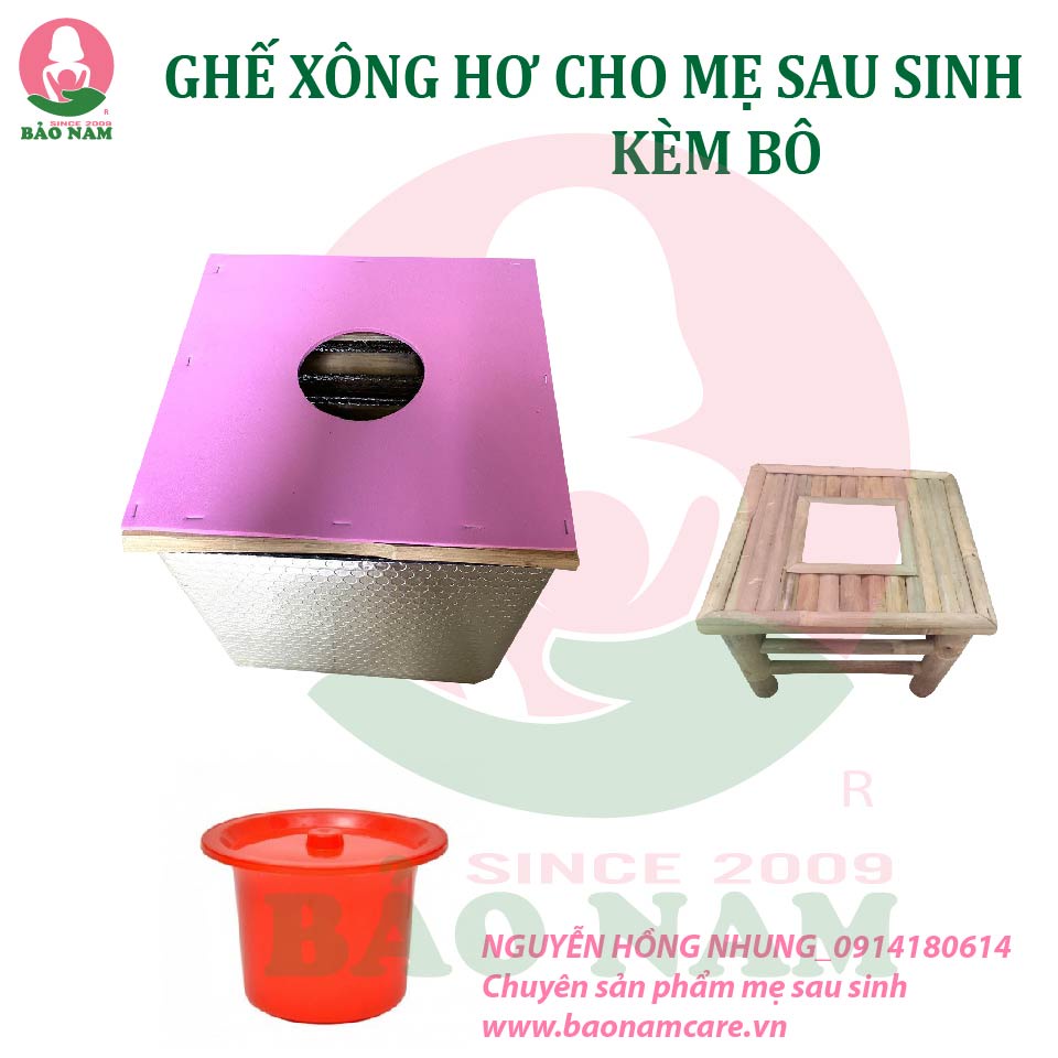 Ghế hơ cho mẹ sau sinh