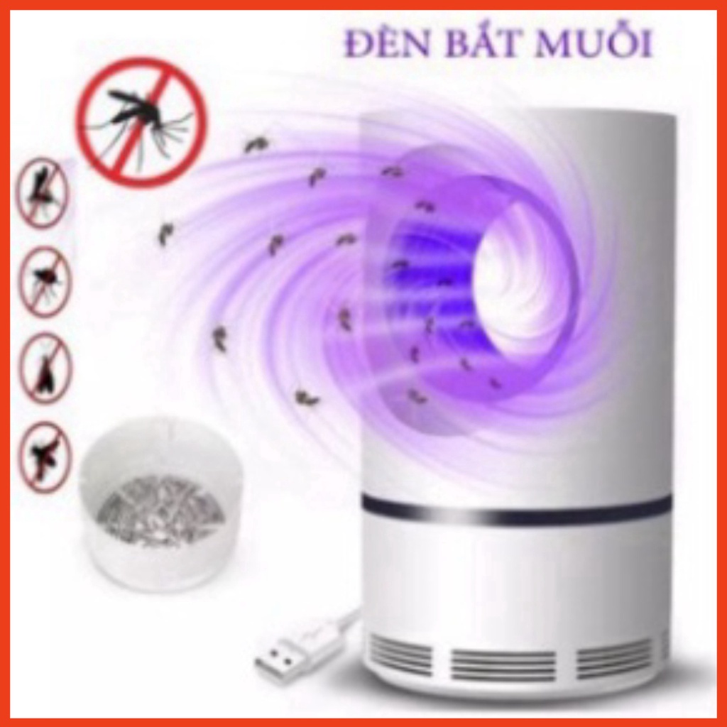 Đèn bắt muỗi hình trụ cổng Usb - Máy bắt muỗi ruồi thông minh