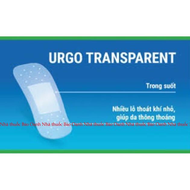 Băng cá nhân Urgo Durable / Transparent