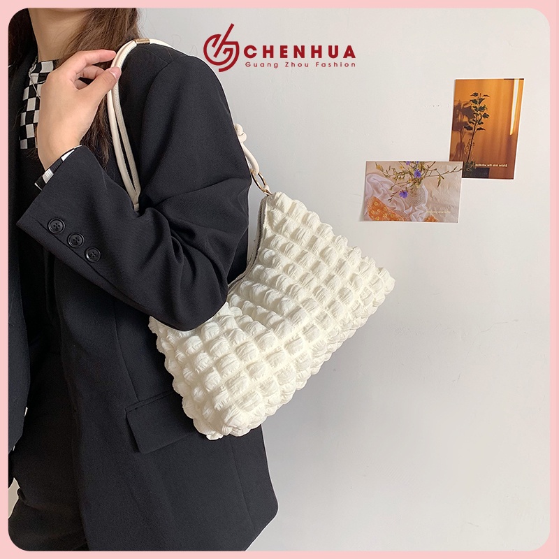 Túi vải đeo vai nữ ChenHua túi xách vải đeo vai mini dây da PU dùng đi chơi đi làm đẹp TX151