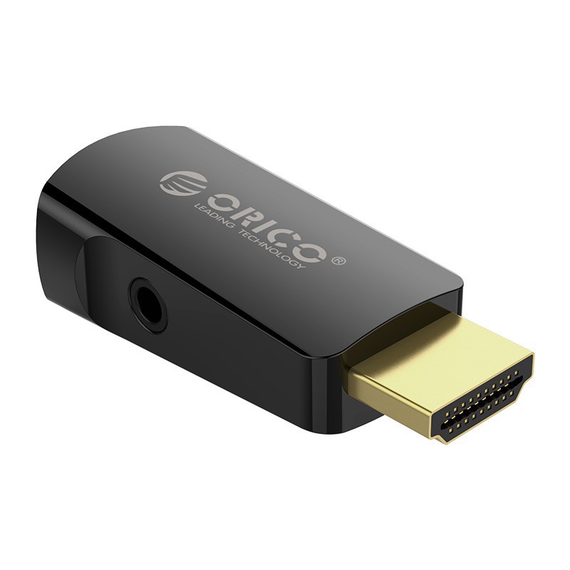 Đầu chuyển HDMI sang VGA, Đen, ORICO XD-HLFV
