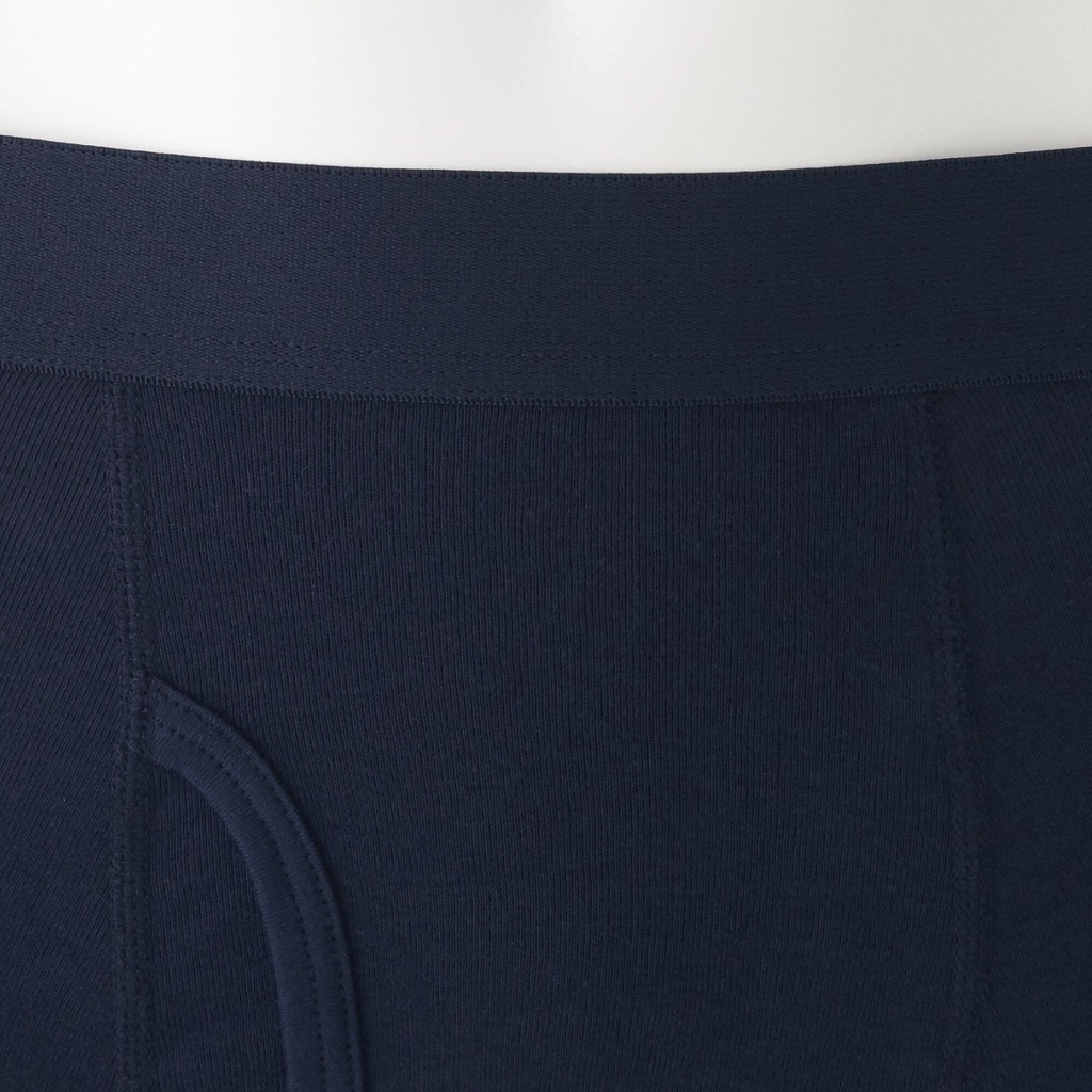 Muji Quần Lót Boxer Briefs Front Open Vải Cotton