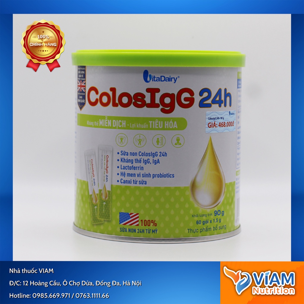 Sữa non ColosIgG 24h - hộp 60g