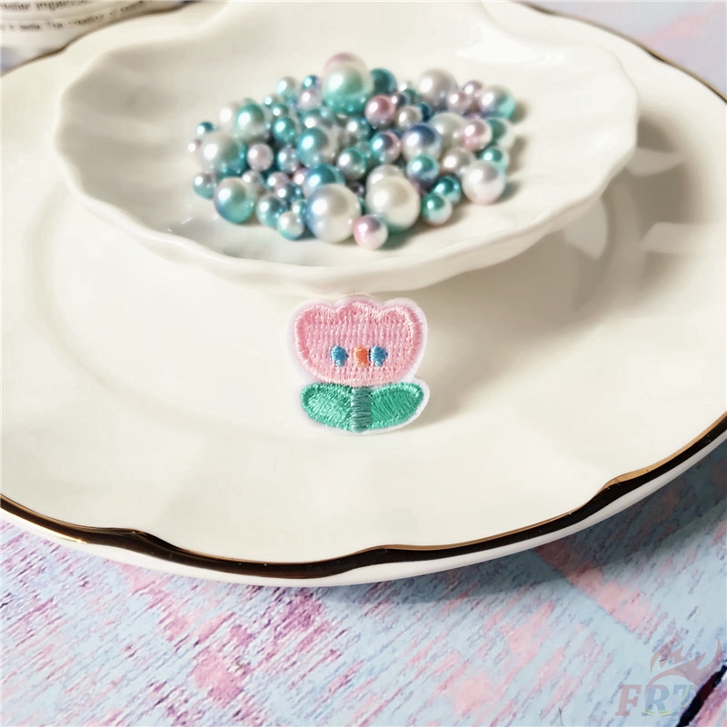 ☸ Spring Tulip：Forever Love - Mini Flower Patch ☸ 1Pc/4Pcs DIY Sew on Iron on Badges Patches