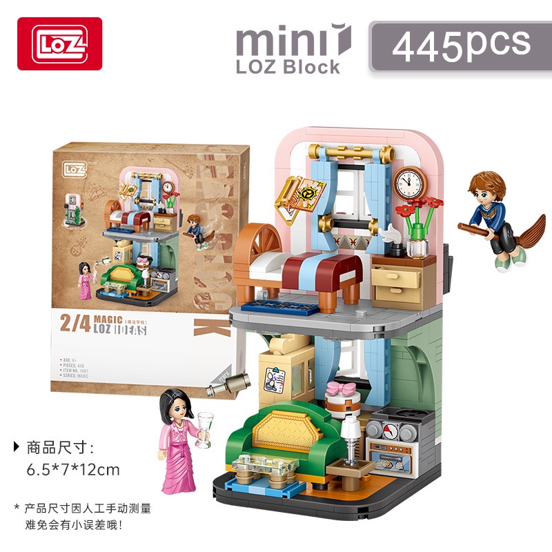 Bộ Đồ Chơi Khối Xếp Hình Thông Minh Ma Thuật Loz1666 Dành Cho Trẻ Em