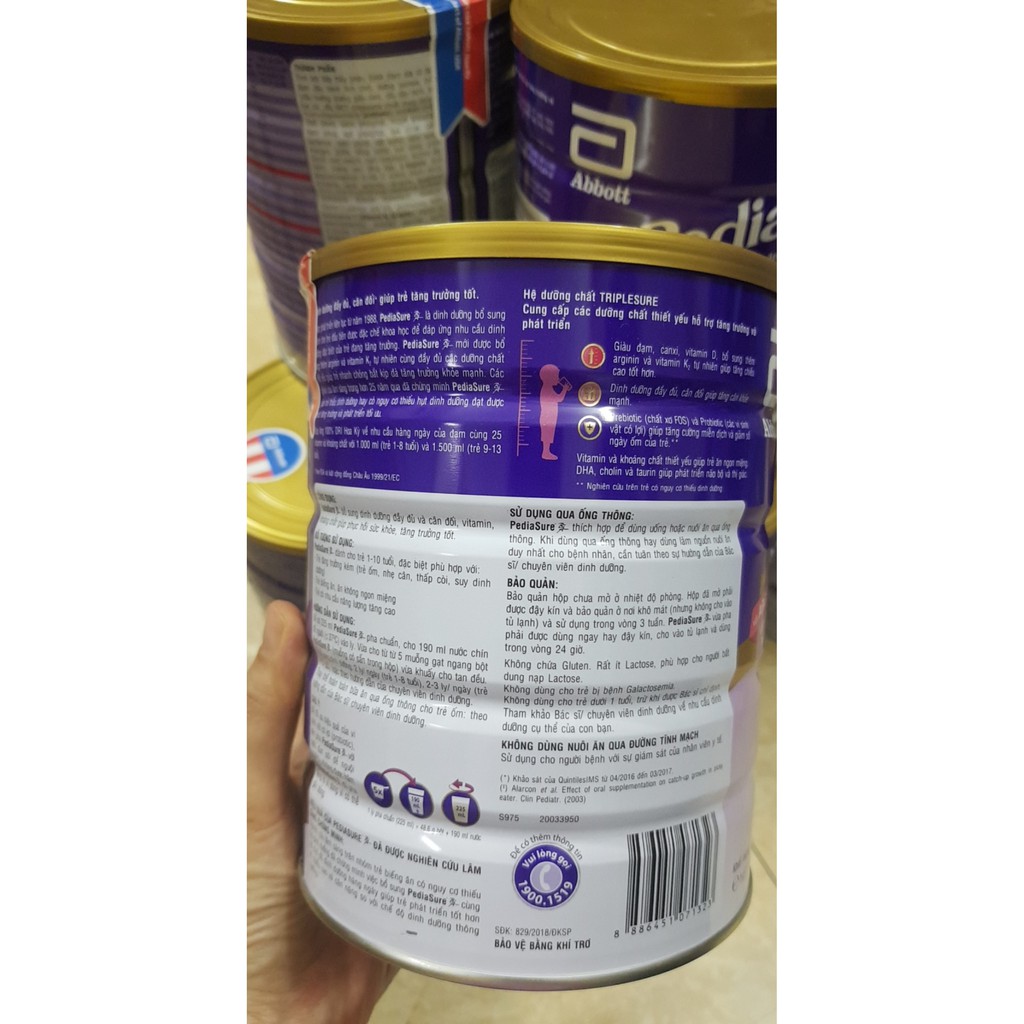 Sữa Pediasure BA 850 Gram Date mới nhất