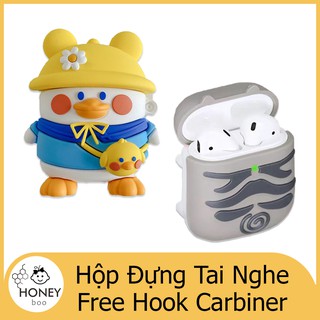Vỏ đựng hộp sạc tai nghe Bluetooth Airpods 1/2 họa tiết mới【EP-KRK】