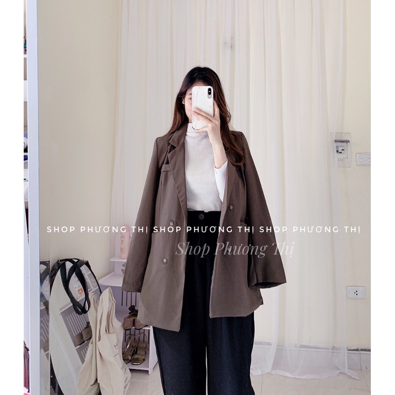 Áo blazer - vest túi ngực phong cách Hàn Quốc (hình thật/sẵn)