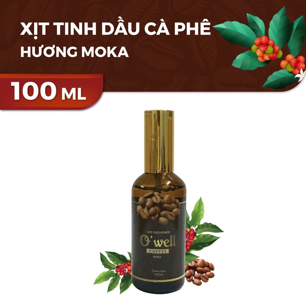 Combo 20 Chai Xịt Tinh Dầu Owell Hương Cafe
