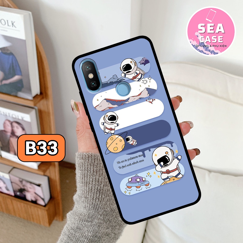 Ốp lưng XIAOMI REDMI NOTE 5/NOTE 5PRO/NOTE 6PRO/REDMI S2/MI A2 hình phi hành gia hot,bền,đẹp–ốp nhựa chống trầy,va đập