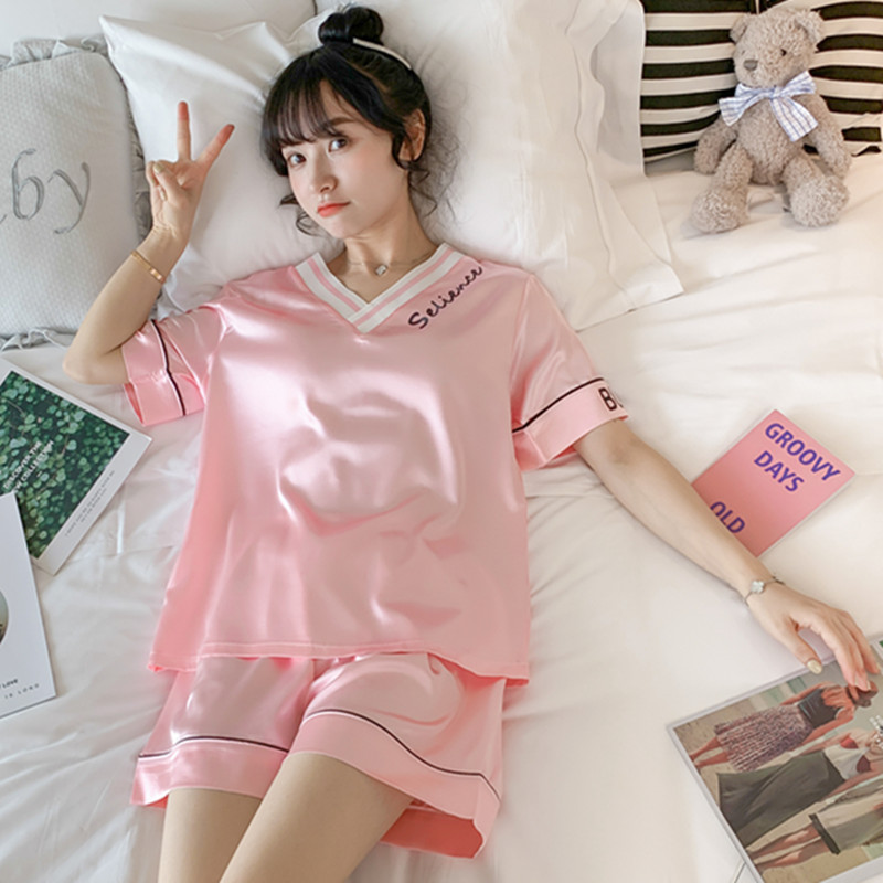 Lụa băng Ngắn tay Đồ mặc nhà Đồ ngủ yy001 #2 | BigBuy360 - bigbuy360.vn