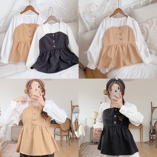 - Áo sơ mi babydoll tiểu thư ulzzang- SM17 - jannahouse