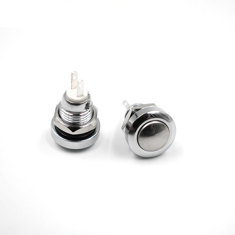Công tắc 8mm kim loại nhả - 8mm momentary push button switch