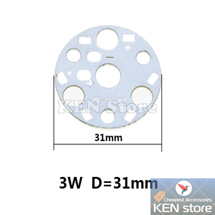 Đế tản nhiệt, pcb gắn chip led luxeon 1W - 18W