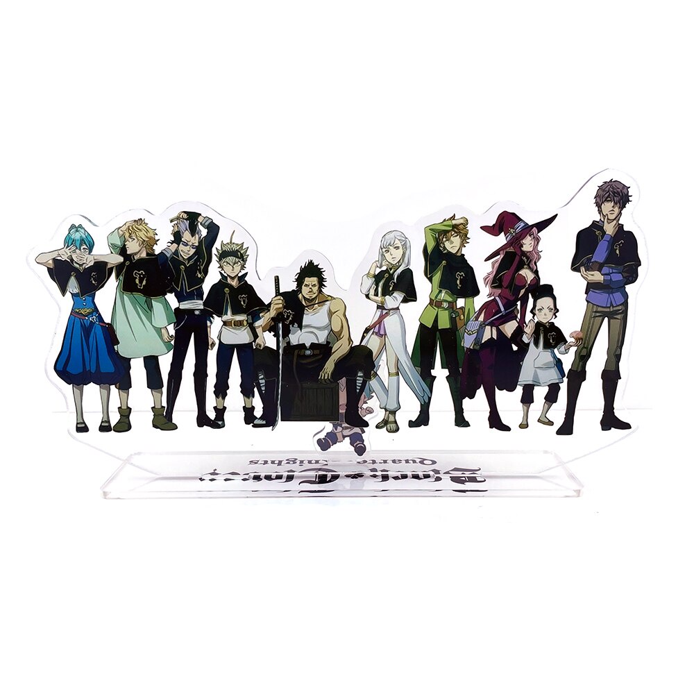 Mô hình nhân vật black bull kuro no bogyu nhóm yami asta yuno finral magna luck bằng acrylic