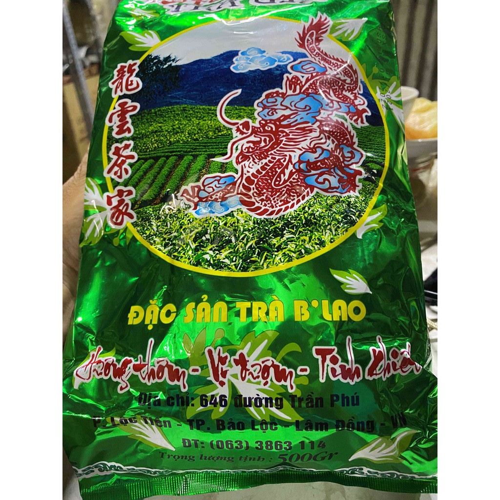 Trà xanh B'Lao LONG VÂN 500gr