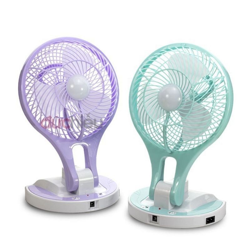 [SIÊU RẺ] QUẠT GẤP TÍCH ĐIỆN MINI FAN JR-5580 CÓ THỂ SẠC HOẶC SỬ DỤNG ĐIỆN TRỰC TIẾP, CÓ ĐÈN SIÊU SÁNG-MÀU NGẪU NHIÊN