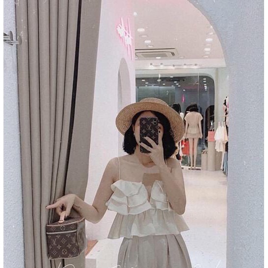 [ SP HOT ] Áo hai dây tầng bèo MAGB110720 | BigBuy360 - bigbuy360.vn