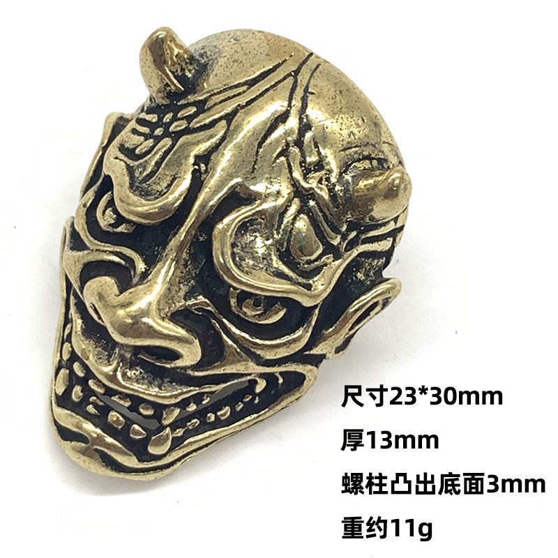 Khóa Cài Áo Hình Đầu Lâu Bằng Đồng Thau Nguyên Chất Sáng Tạo