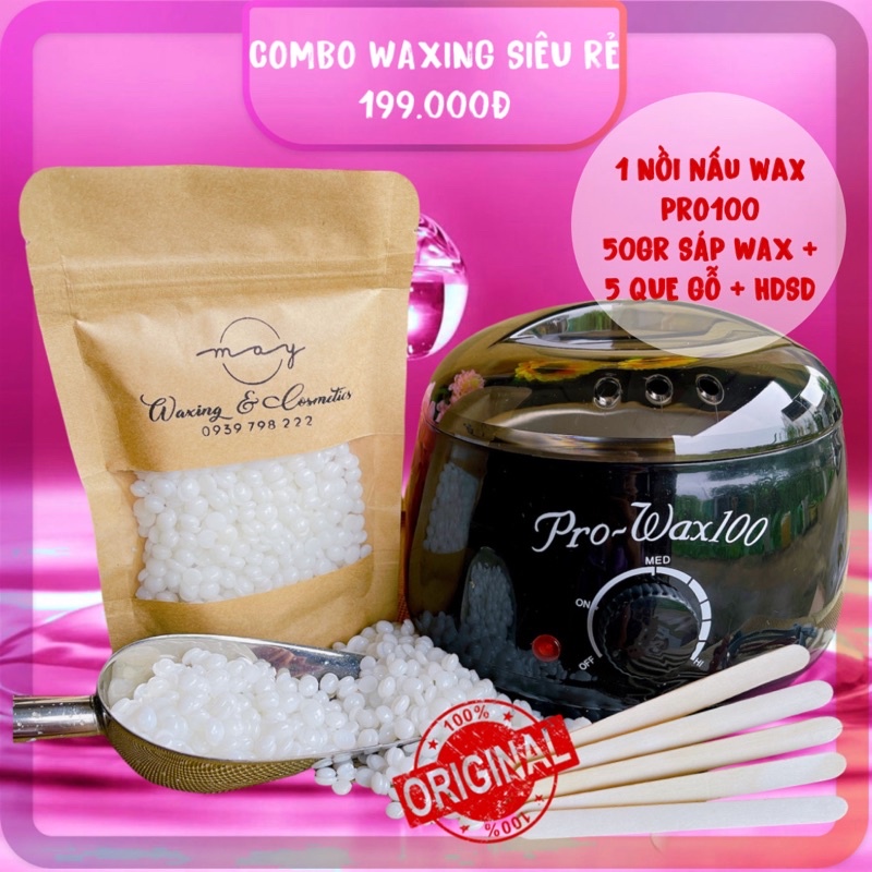 COMBO WAXING SIÊU RẼ TẶNG QUE GỖ