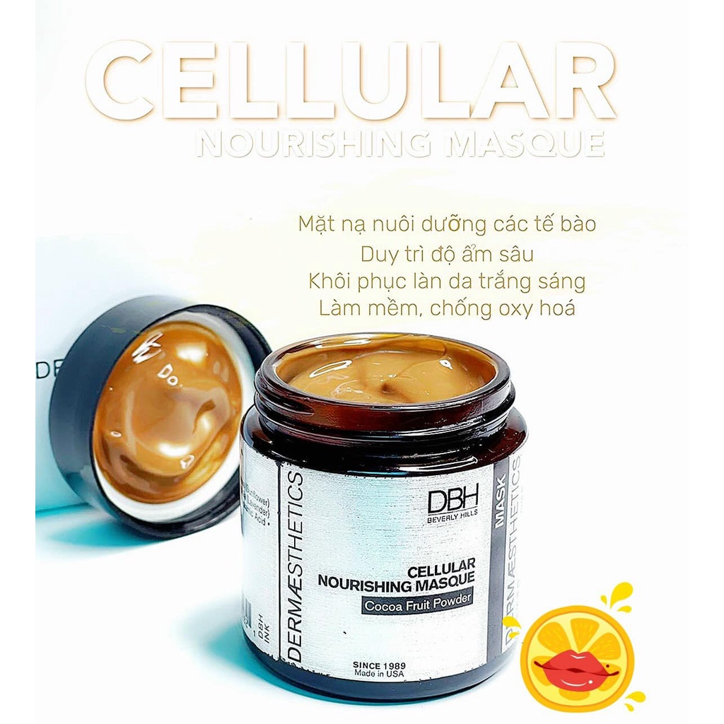 Mặt nạ nuôi dưỡng và phục hồi tế bào Cellular nourishing masque cocoa fruit