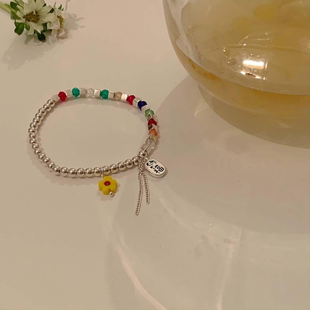 Vòng Tay Chuỗi Hạt Nhiều Màu Sắc DIY Thời Trang Cho Nữ|Trang Sức Thời Trang Dễ Thương Bắt Mắt