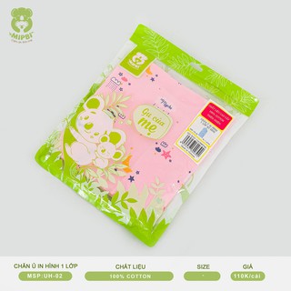 Chăn ủ (Ủ kén) 1 lớp 100% cotton Mipbi