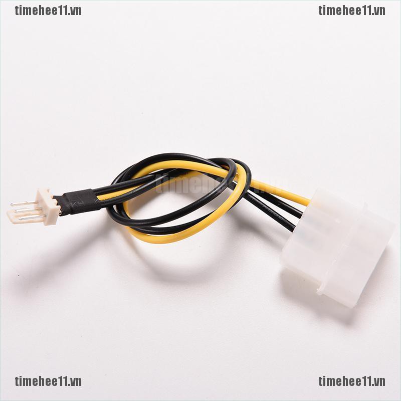 Set 2 Dây Cáp Kết Nối Quạt Tản Nhiệt CPU / Case 4-Pin IDE Sang 3-Pin timehee11