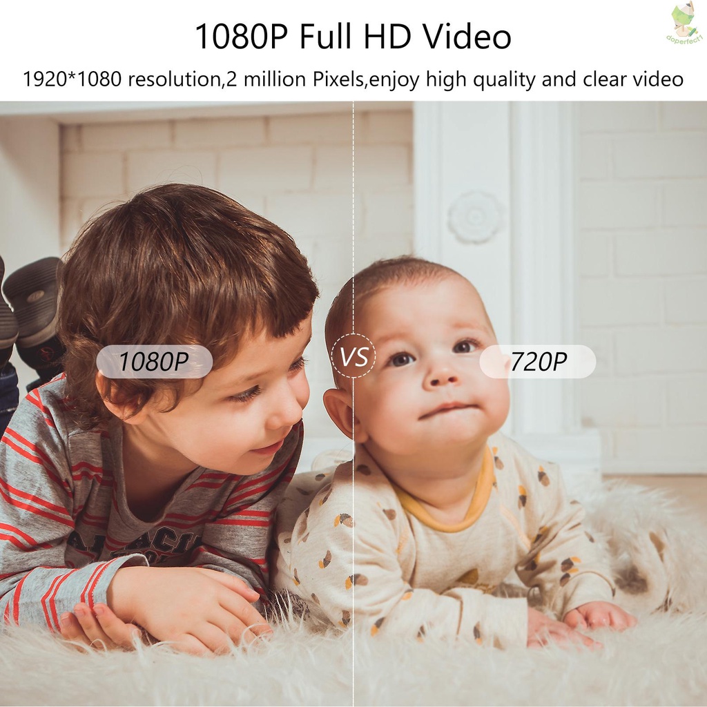 Camera an ninh 2.4G WiFi không dây 1080P âm thanh 2 chiều/chế độ ban đêm/định dạng chuyển động/ chống thấm nước