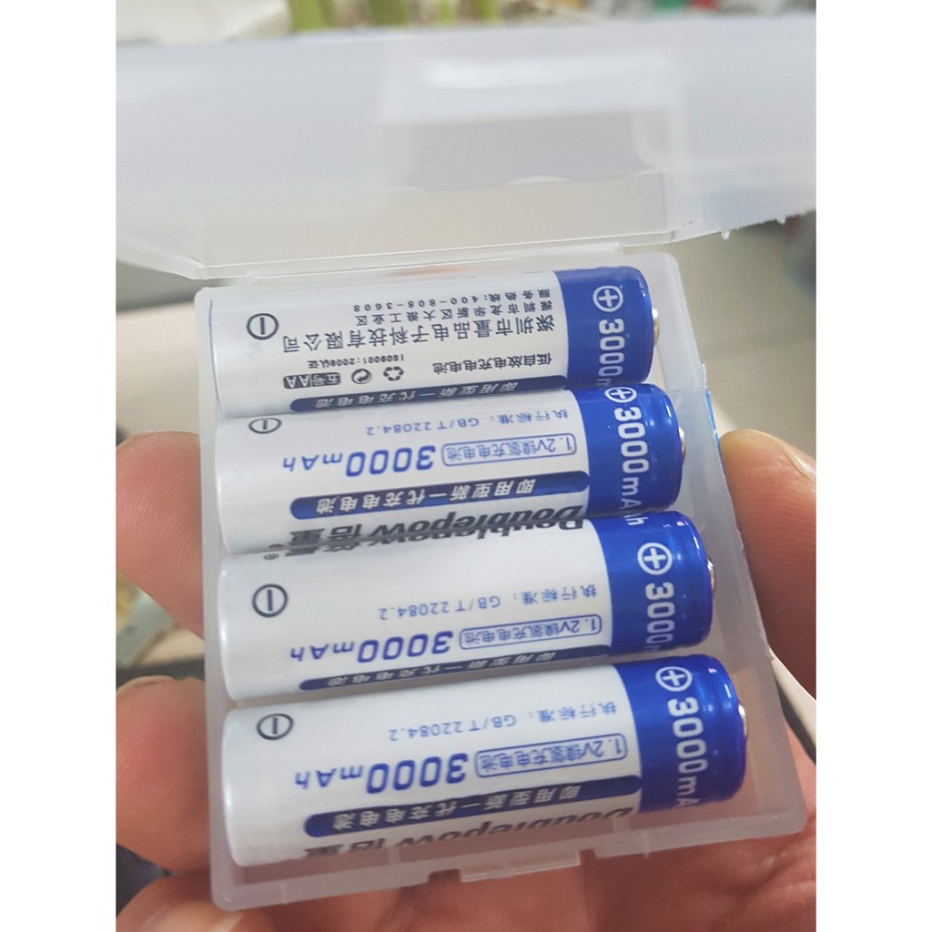 Pin Tiểu 2A sạc 3000mah dung lượng cao - CHÍNH HÃNG- CAM KẾT CHUẨN DUNG LƯỢNG