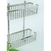 Kệ nhà tắm 2 tầng inox 304 cao cấp kiểu dạng lưới