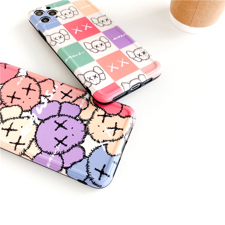 Ốp lưng iphone Kaws 7  màu IMD dày dặn viền nổi 6/6plus/6s/6splus/7/7plus/8/8plus/x/xr/xs/11/12/13/pro/max/plus/promax | BigBuy360 - bigbuy360.vn
